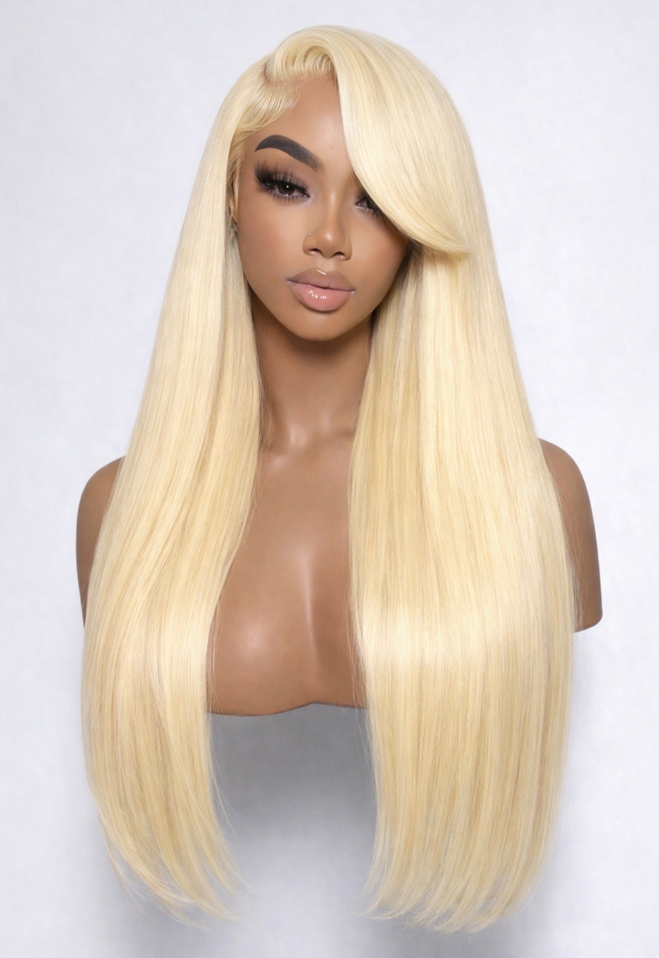 Straight Platinum Blonde 13x6 HD Lace Frontal Wig